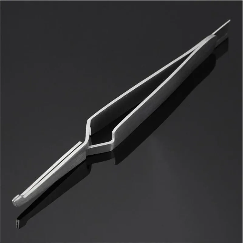 5pcs/lot Dental Bracket Tweezers Holder Orthodontic Tweezer Plier for Dentist Instrument Tools Stainless Steel Serrated