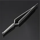 Зубной ортодонтический кронштейн держатель пинцета, стоматологический инструмент, зубчатый Пинцет из нержавеющей стали, плоскогубцы для инструментов для ухода за зубами, 1 шт.