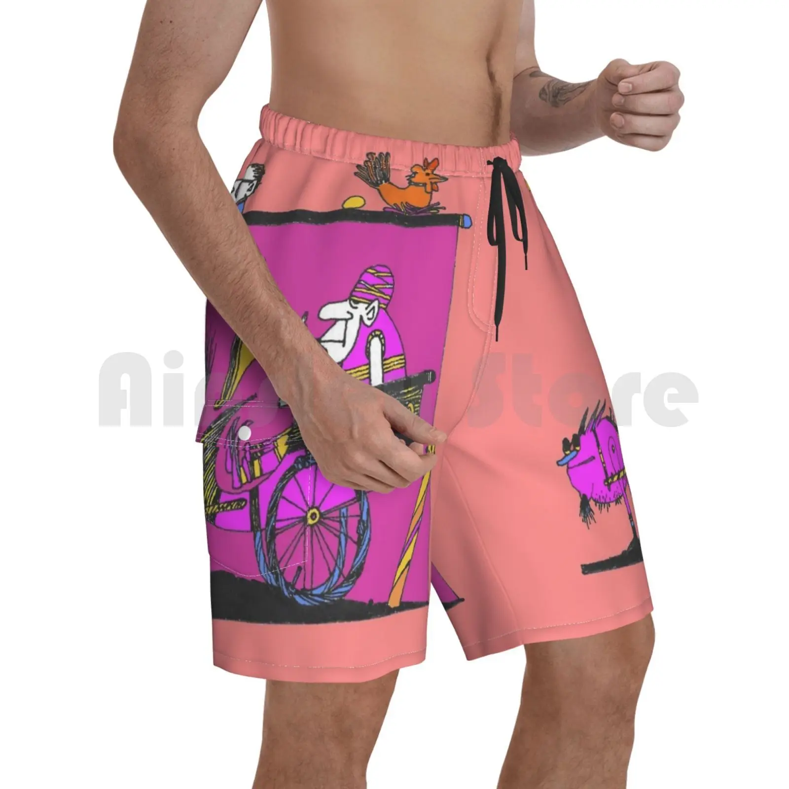 

Beach Shorts Etude For Indifference Rodent Rodentia Hen Chicken Egg Etude Practice