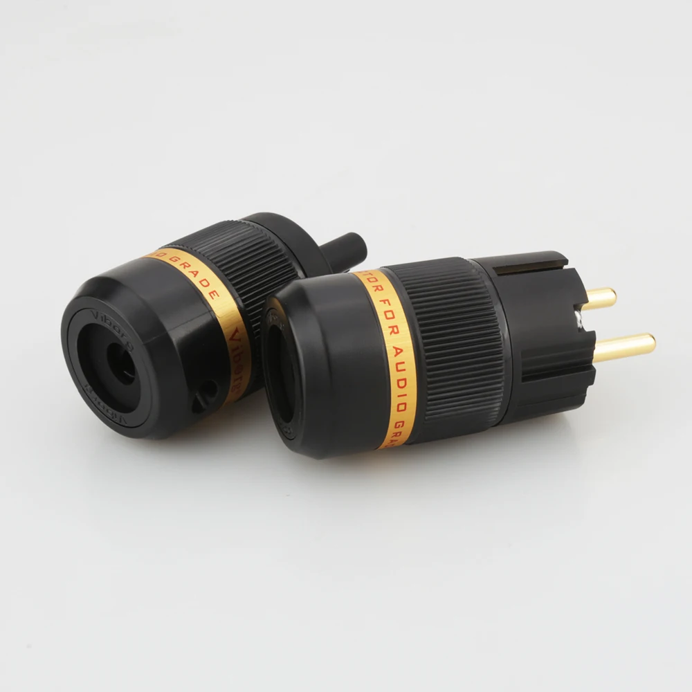 Штекерный соединитель электропитания с позолоченным аудио покрытием VF508G +