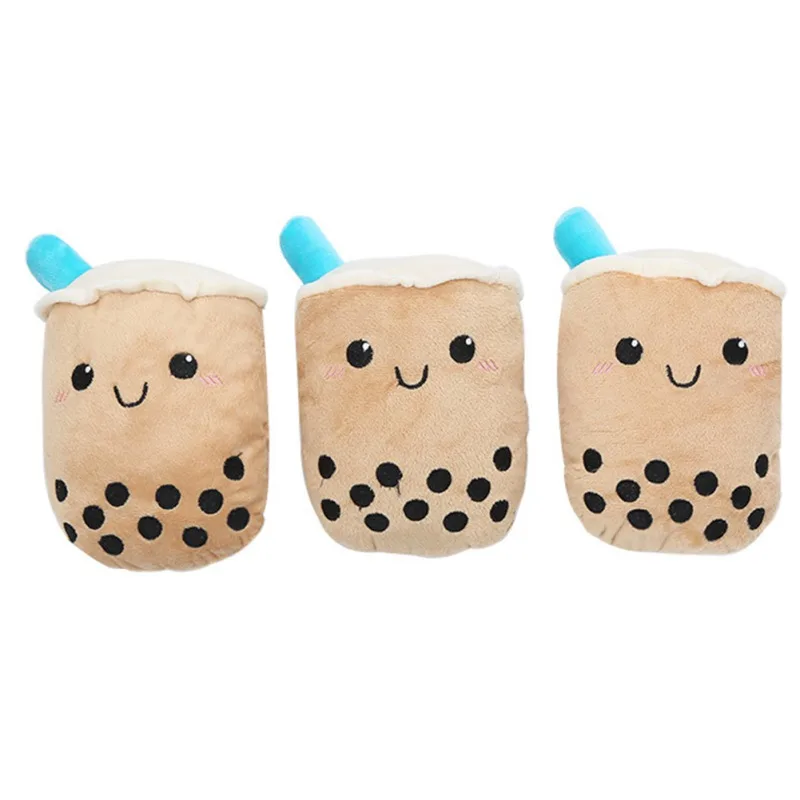 Плюшевые игрушки для питомцев жилет с мультипликационным принтом молоко Чай