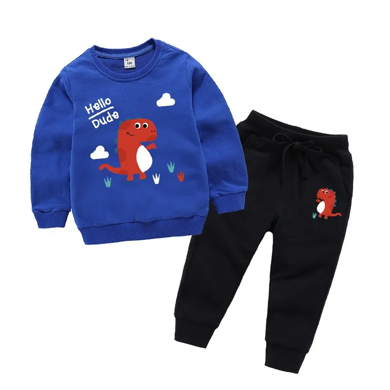 

ZWY591 New Girls Boys Clothes Sets Long Sleeve Children Clothing For Kids Childrens Tracksuit Boys Sport Suits