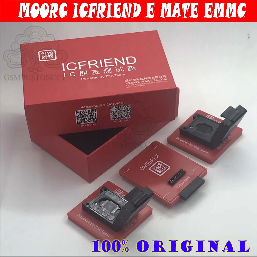 MOORC ICFRIEND высокое Скорость E MATE PRO памяти на носителе EMMC ИС eMMC 13 в 1 BGA с легкий jtag плюс