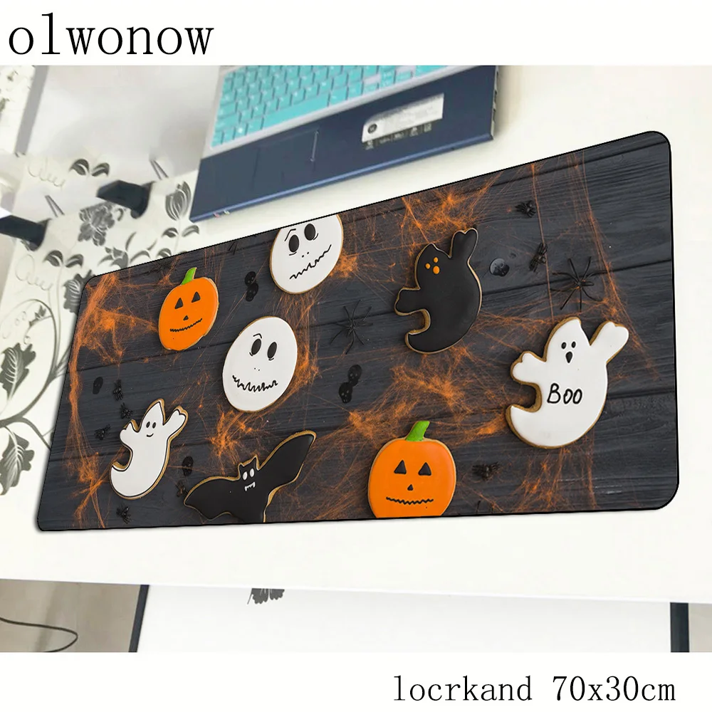 Хэллоуин Тыква коврики для мыши 70x30 см большой коврик для мыши notbook компьютерный коврик для мыши подарок игровой коврик для мыши геймер клавиатура Коврик для мыши