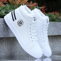 classic mens fashion sneakers platform shoes men casual plush ankle boots high top leather fur sneaker mens winter snow boots