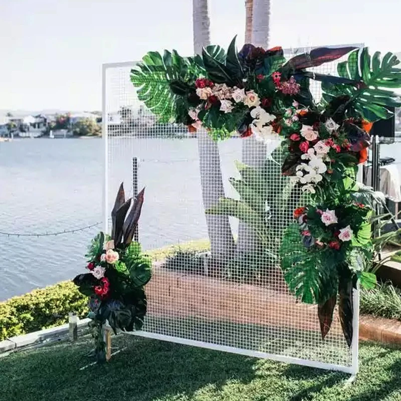 Железная квадратная сетка декоративная арка для свадьбы свадьба день рождения