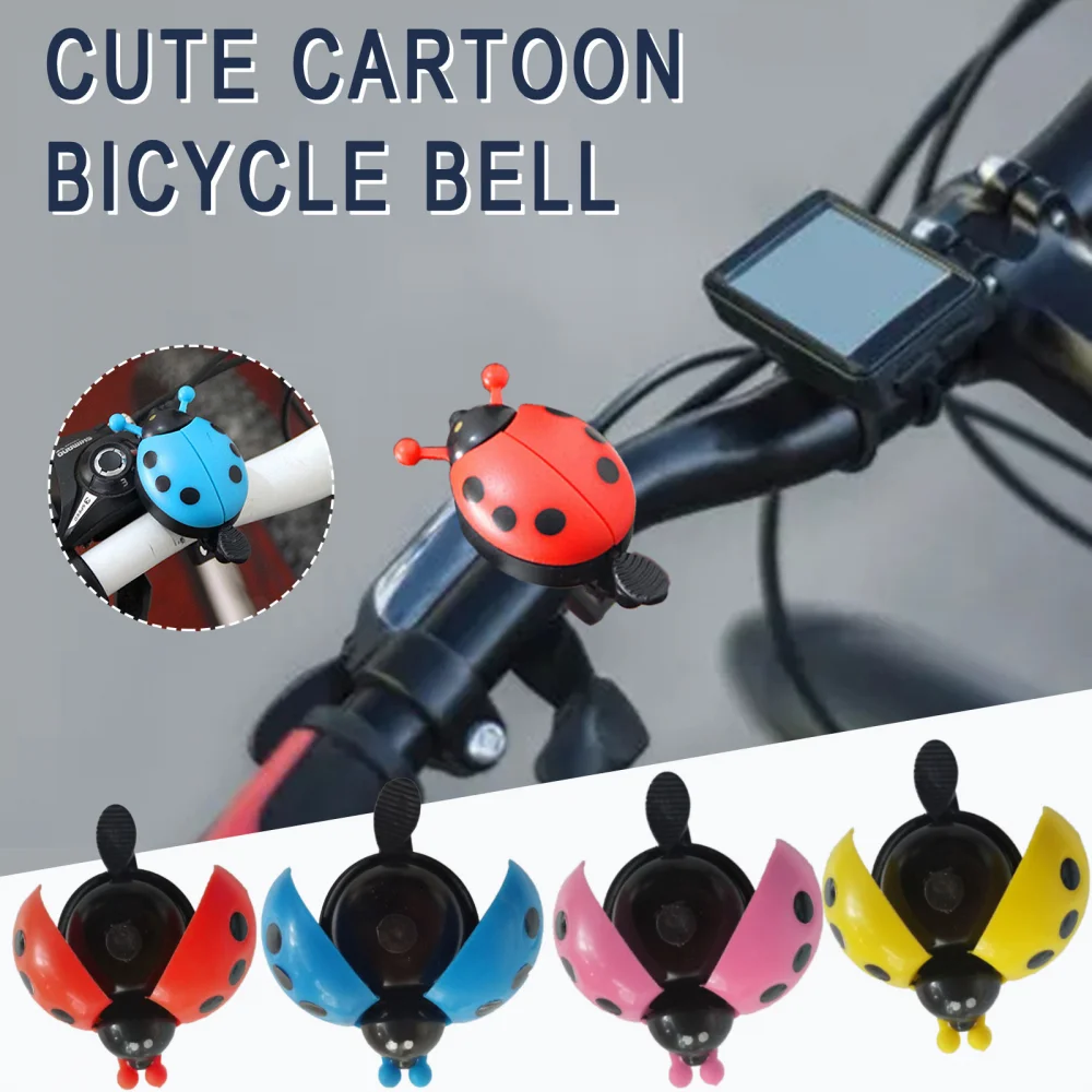 

Cute Funny Ladybird Bike Bell Boys Girls Lovely Ladybug Design Horn Safety Warning Bicycle Alarm Ring Handlebar Accessories Sale