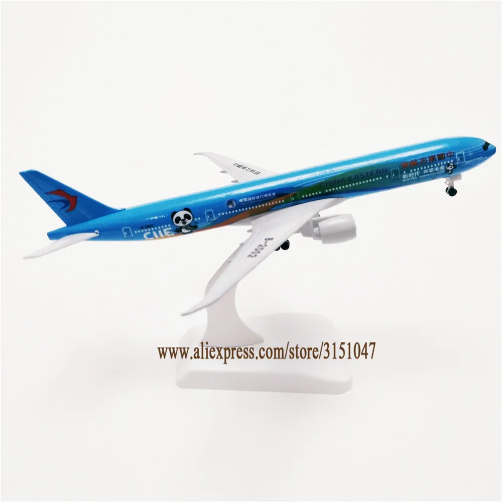 

18cm Air China Eastern Boeing 777 B777 Airlines EXPO PANDA Plane Model Alloy Metal Diecast Model Airplane Aircraft Airways