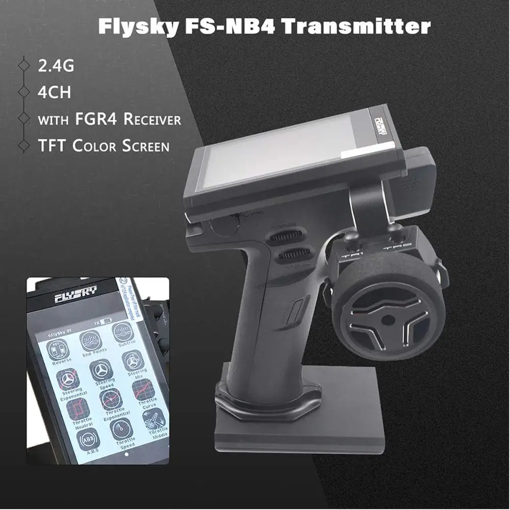 Flysky NB4 FS 2 4G 4CH благородный радиопередатчик с приемником FGR4P ремешок цветной