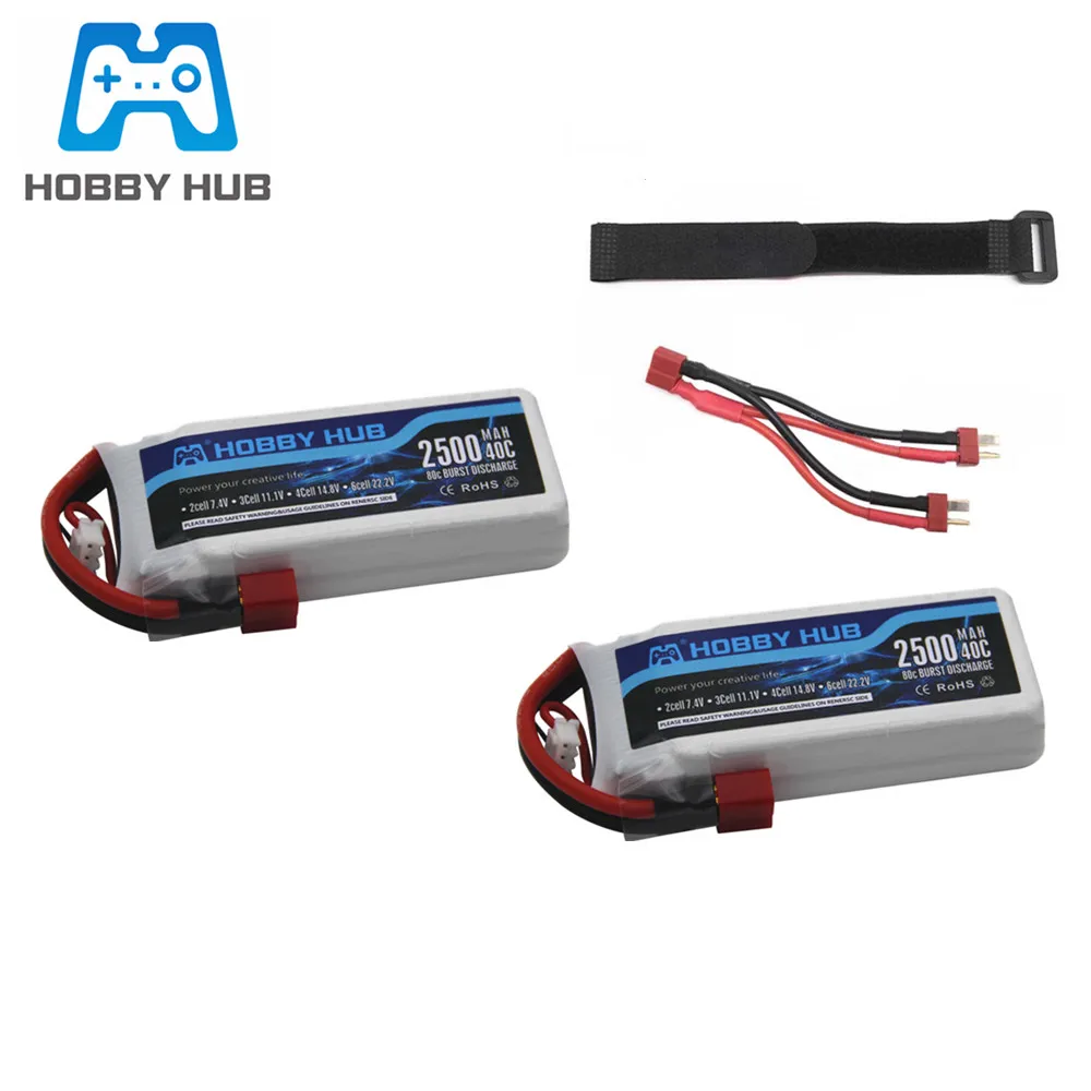 Обновленная батарея Hobby Hub 7 4 v RC Lipo для Wltoys 12428 12423 автомобильные запчасти V 2500mah