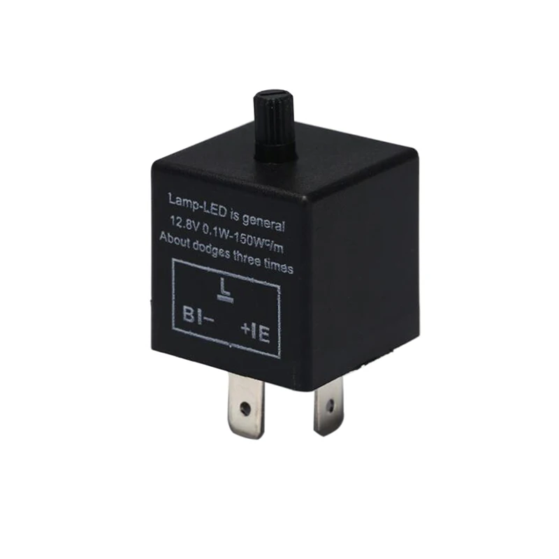 LED Flasher 12V Adjustable Frequency CF14 3 Pin Adjust Relay Car Turn Signal Indicator Blinker Light | Автомобили и мотоциклы