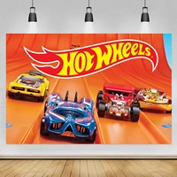 hot wheels birthday party backdrop wild racer car video game banner boy photogarphy background photo shoot studio props