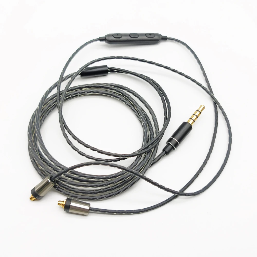 Обновленный кабель HIFI MMCX для Shure SE215 SE535 SE846 SE425 ue900 наушники кабели 3 5 мм с