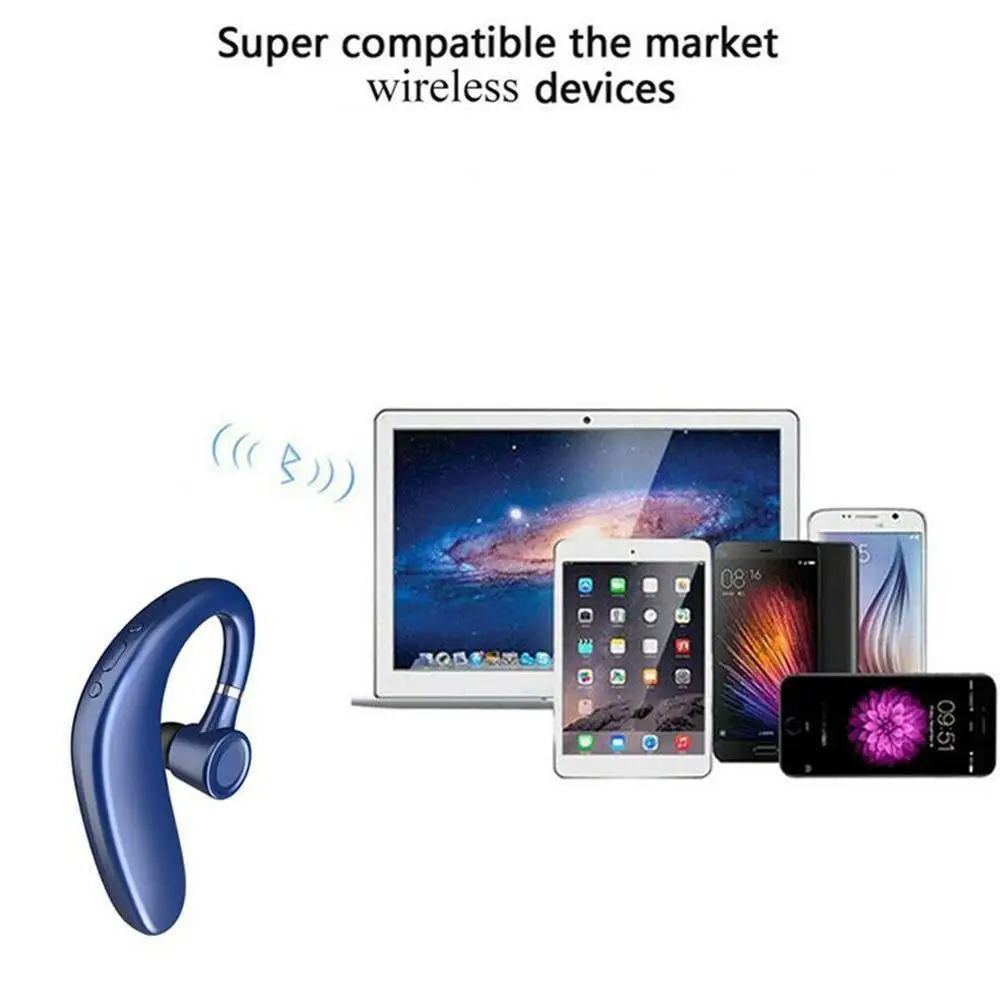 Новые беспроводные наушники Bluetooth V5.0 стерео звук водонепроницаемые свободные