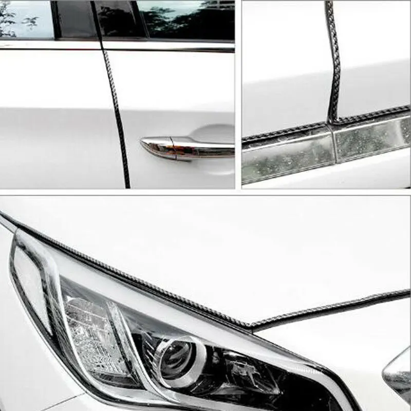 Защитная лента для кромок автомобильной двери 5 м резиновая U-образная