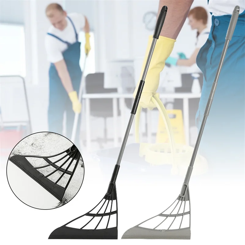 Волшебная щетка скребок для чистки пола Швабра подметания шерсти домашних