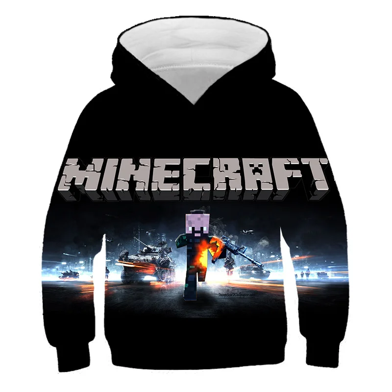 

Fashion 3D Minecrαft Children Boy Zombie Pullover Style Long-Sleeved T-Shirt,Kids classical Games Best hoodies, Kawaii Girl Tops
