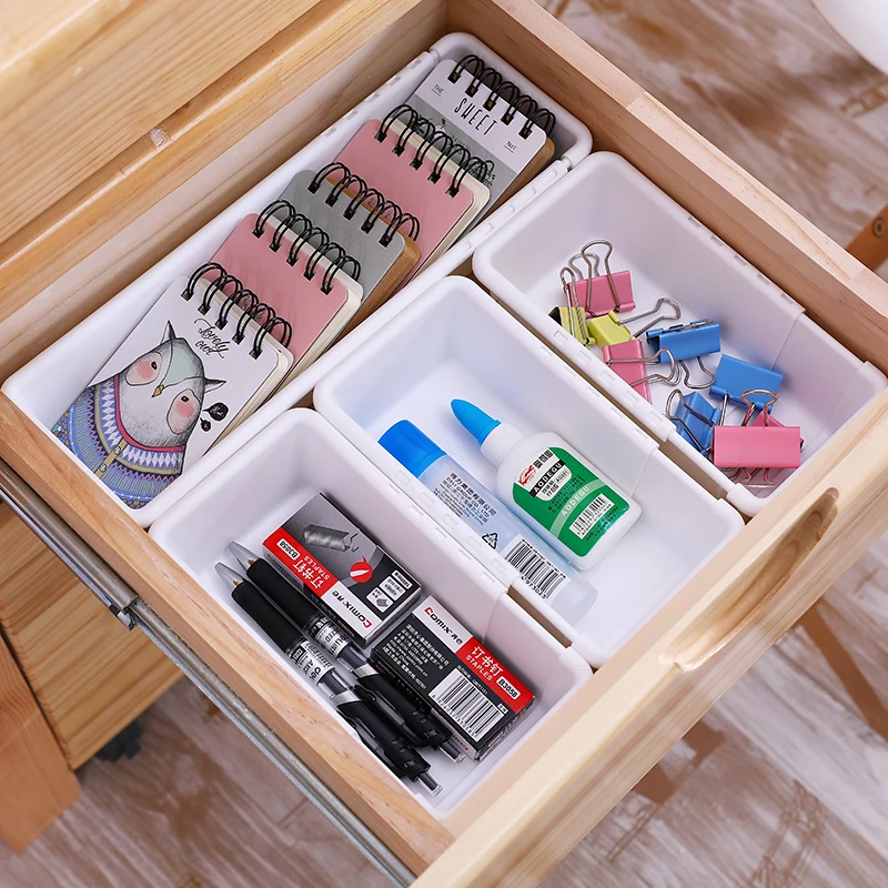 Выдвижная коробка для хранения ящика делитель Пластиковые кухонные столовые