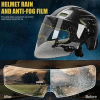 universal motorcycle helmet anti fog film and rain film patch screen durable nano coating sticker film helmet accessories