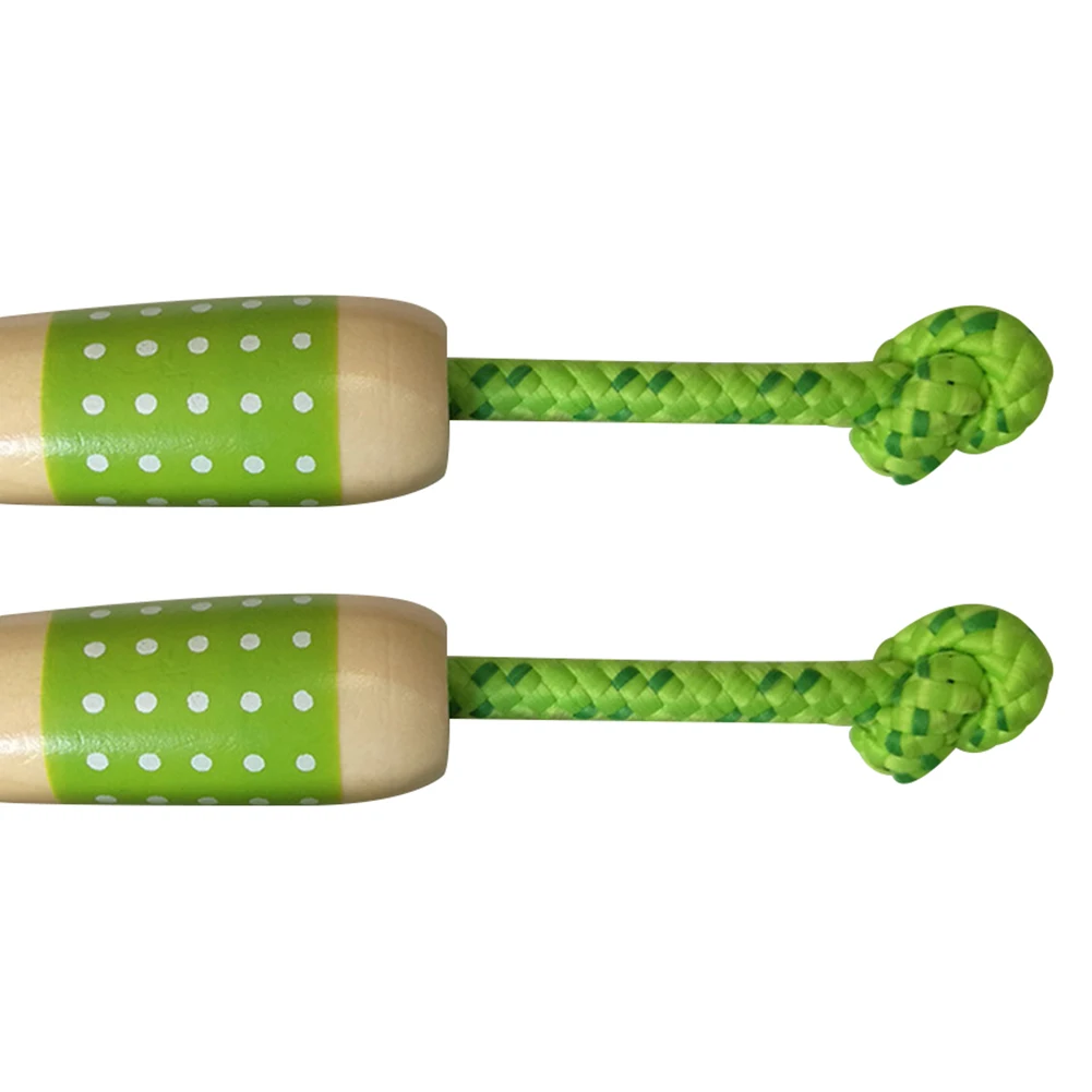 Спортивный Бодибилдинг Фитнес детская скакалка мультфильм деревянные ручки