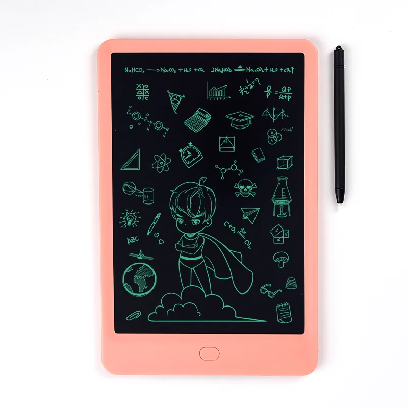 Розовый Elfinbook планшет для рисования 1" ЖК-планшет для письма электронный графический планшет ультратонкий портативный планшет для рисования подарок - Цвет: Розовый