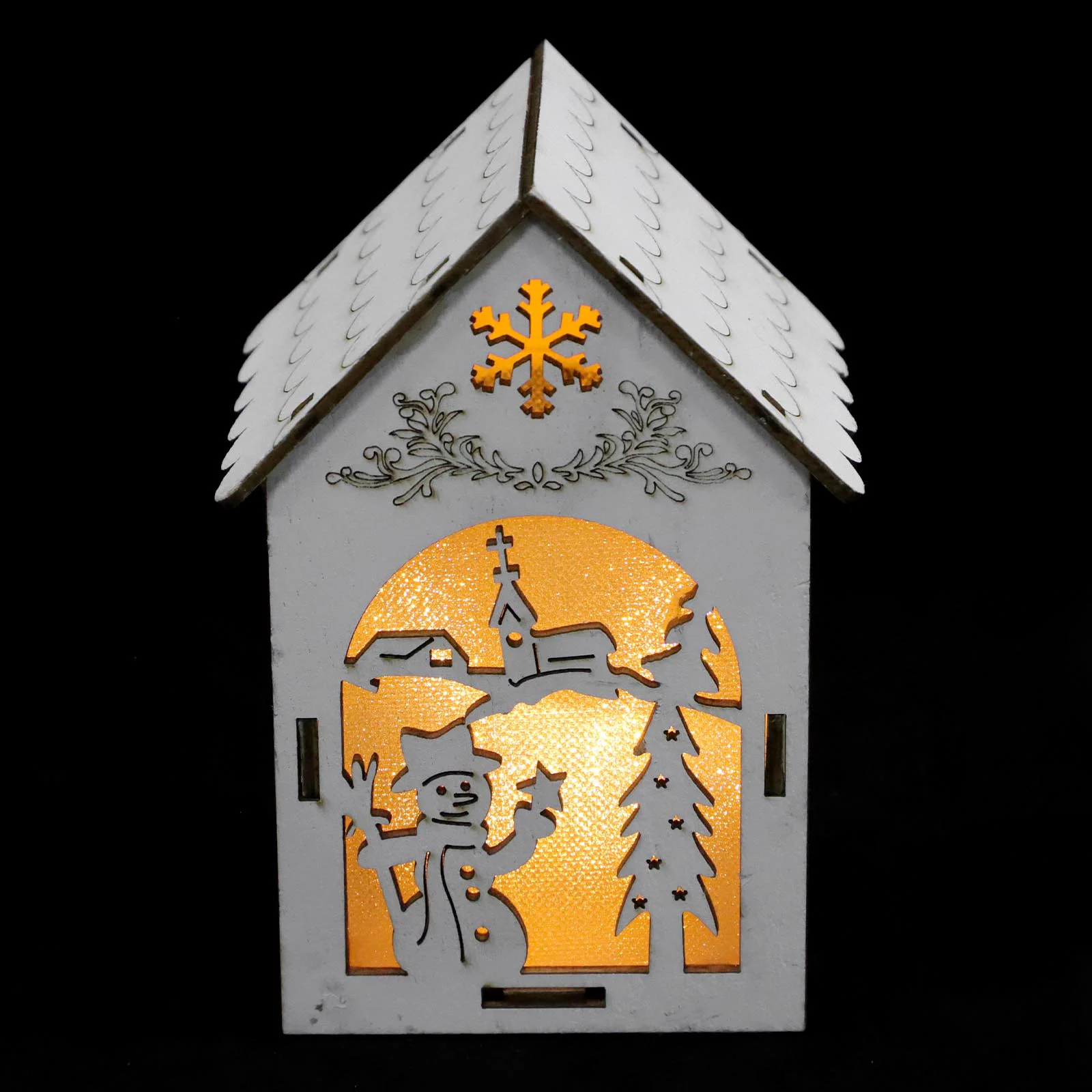 

1 шт. Рождественское украшение для дома, настольное украшение, витрина, украшение для вечевечерние, декор цвета слоновой кости