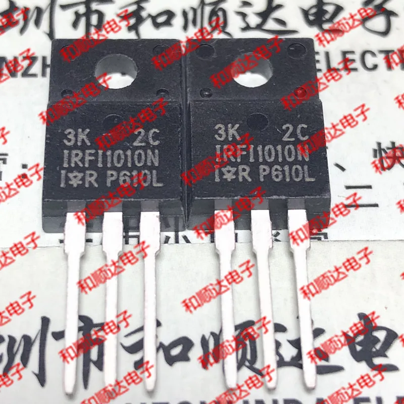 Оригинальный Новый/5 предметов в лоте IRFI1010N TO 220F 55В 49A|Регуляторы