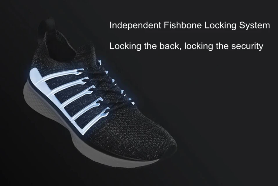 Xiaomi Sneaker 2 Mijia беговая Обувь Uni-Moulding Techinique Fishbone Lock system эластичная вязанная амортизирующая подошва