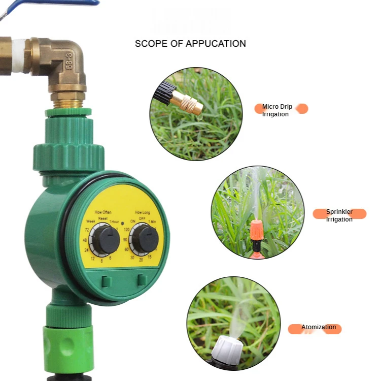 

European and American Smart Irrigation Controller Automatic Irrigation Controller Household Automatic Watering Device Knob Timer