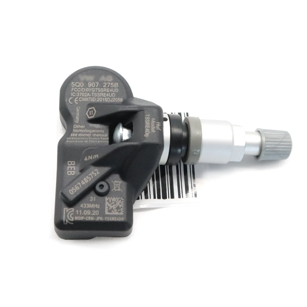 Автомобильный TPMS датчик 5Q0907275B для Audi A3 Sportback A4 A5 A6 Allroad A7 A8 2012 2025 433 МГц системы