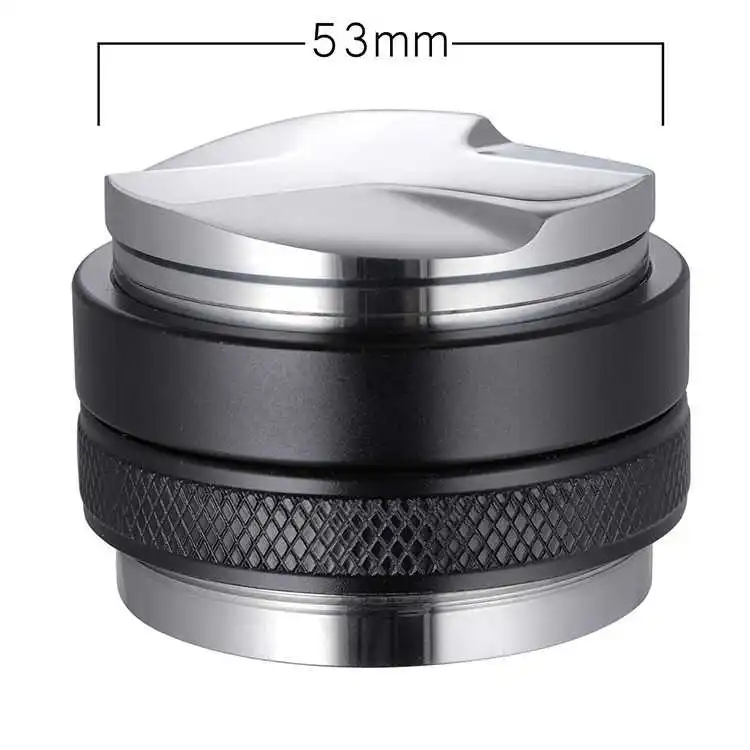 

53mm Coffee Distributor Tamper Dual Head Coffee Leveler Adjustable Depth Espresso Hand Taper for 54mm Portafilter Kithchen Tool