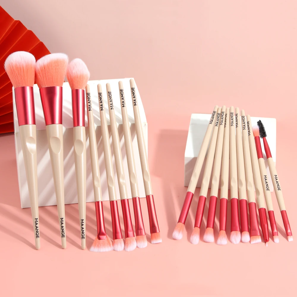 Набор кистей для макияжа MAANGE 10/18 шт. основы под макияж румян губ теней