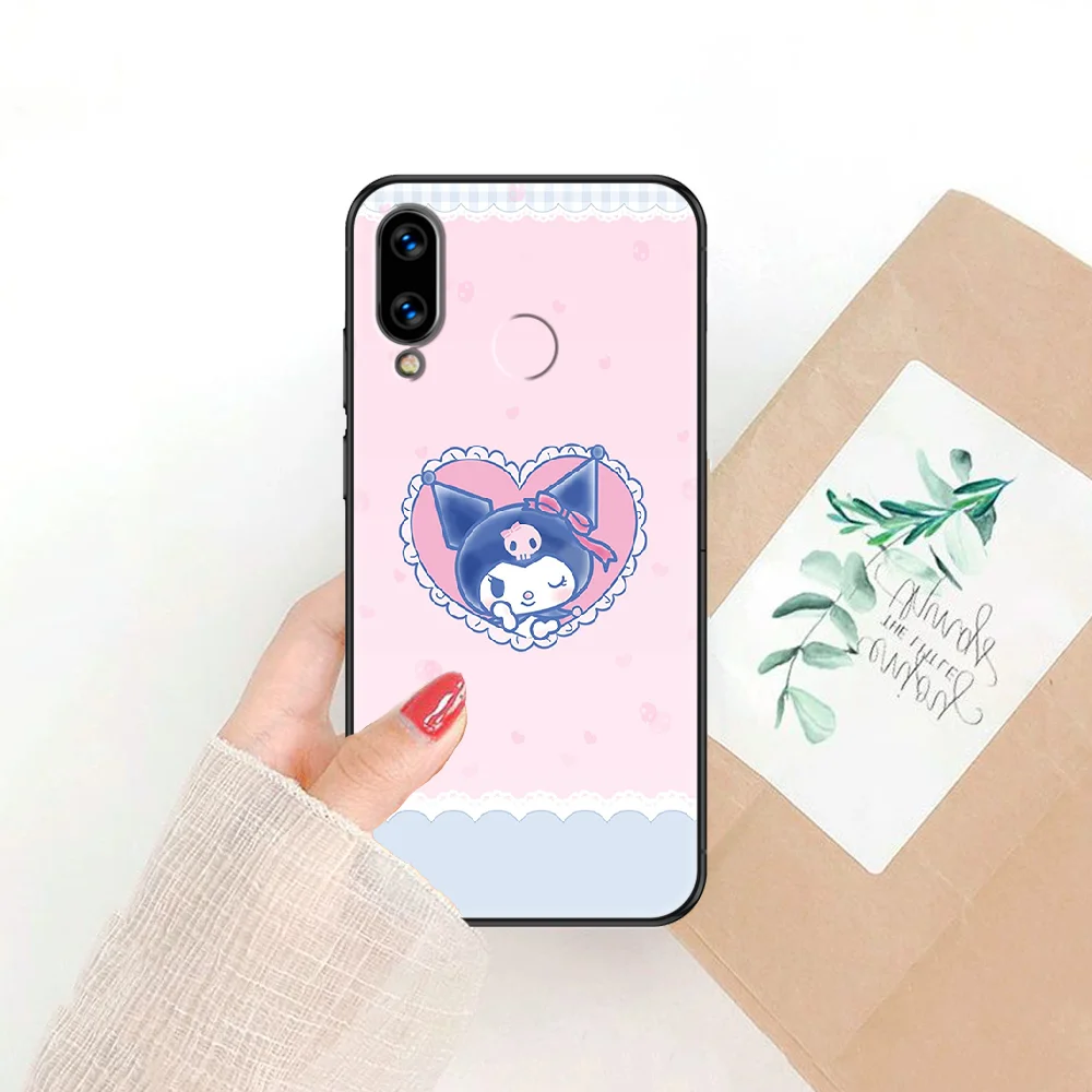 

Cartoon Kuromis Phone case For Huawei Honor 6 7 8 9 10 10i 20 A C X Lite Pro Play black soft prime luxury Etui painting shell