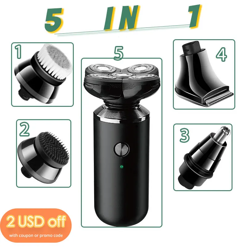 Многофункциональная бритва Kemei Km-1004 5 в 1 100-240 В бритвенный станок для ухода за