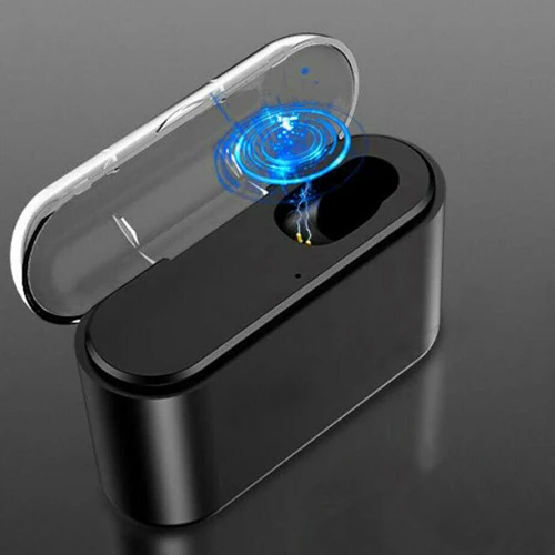 Single ear Black 3000 мАч TWS X8s Беспроводная Bluetooth 5,0 гарнитура IPX7 водонепроницаемые мини наушники Близнецы наушники 5,0 стерео наушники для телефона - Цвет: Single ear Black