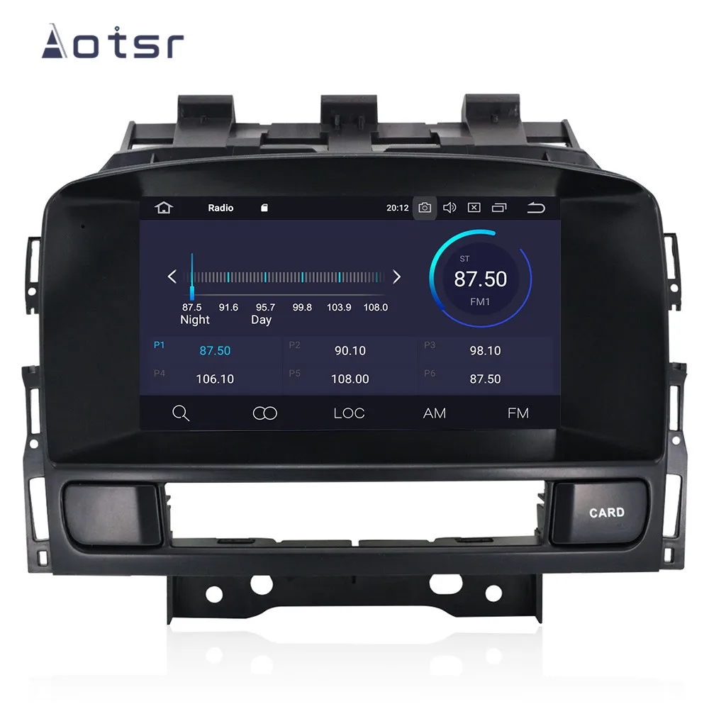 Автомагнитола с GPS навигацией Android 9 0 IPS для OPEL Vauxhall Holden Astra J 2010 + мультимедийный