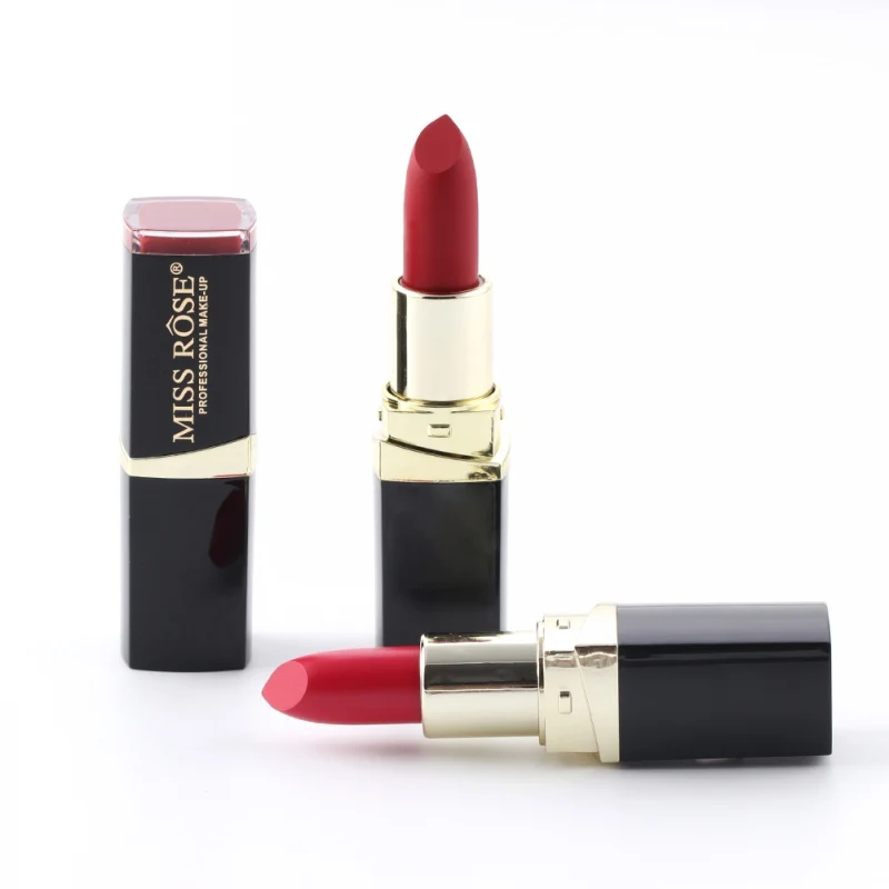 

Miss Rose Waterproof Matte Lipstick Velvet Lip Stick Beauty Nude Red Pink Lip Batom Cosmetic Long-Lasting Makeup maquiagem