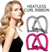 hot sale lazy curler silk curling ribbon sleeping soft headband hair curlers heatless curling rod headband make hair curly