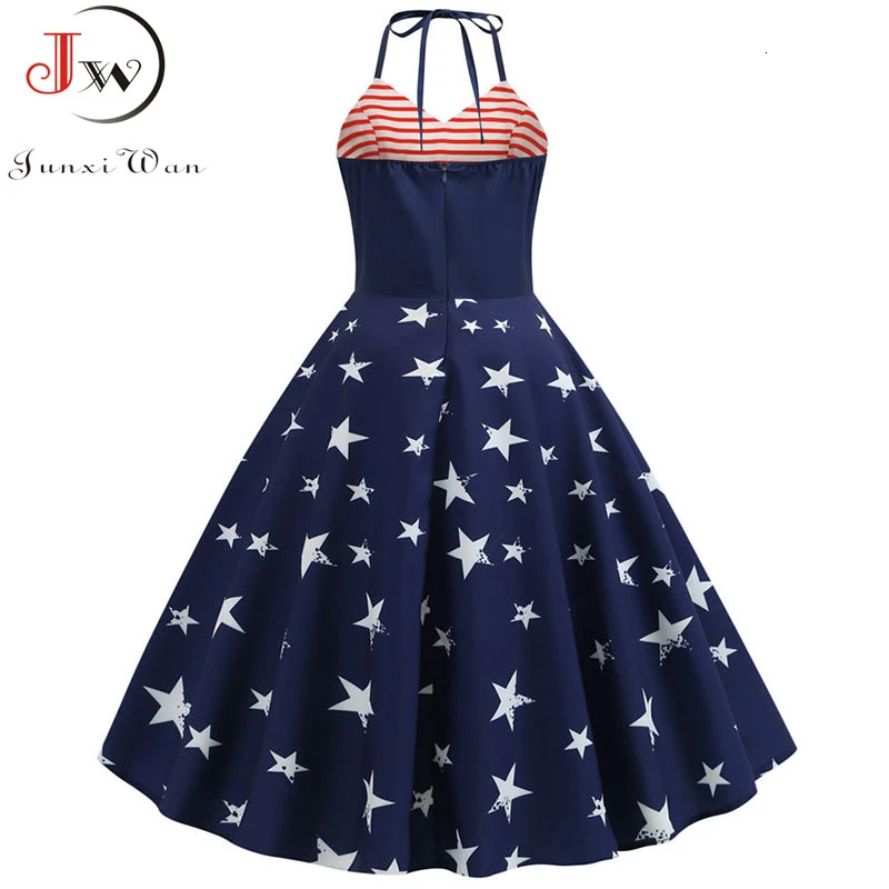 Женские летние вечерние платья без рукавов с принтом на бретельках винтажное