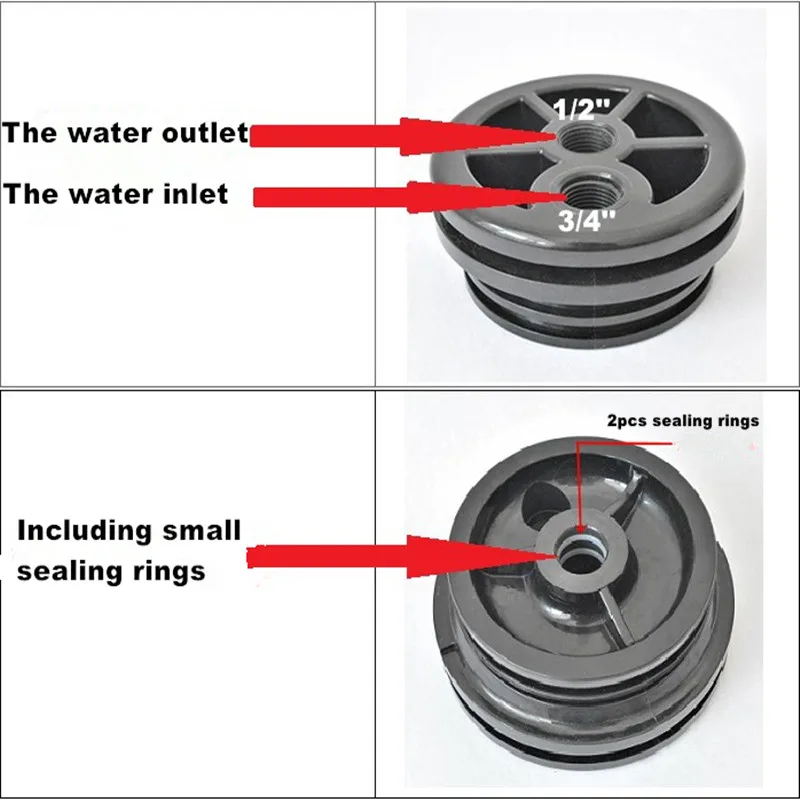 Крышки водоочистителя корпус из нержавеющей стали для обратного осмоса мембраны