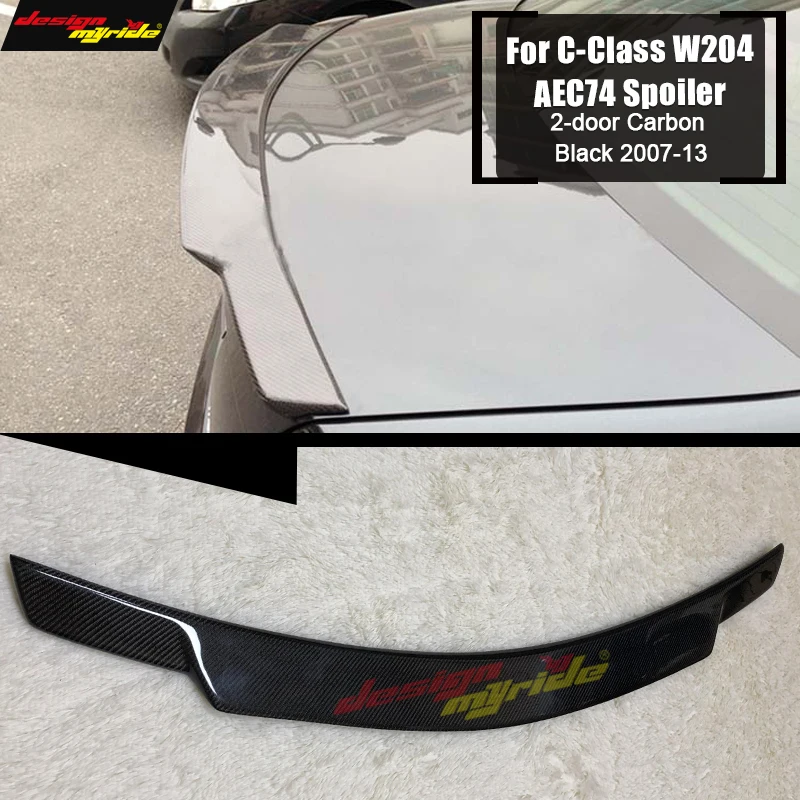 Углеродное волокно задний багажник спойлер для утки крыло C74 Стиль Mercedes C W204 C204
