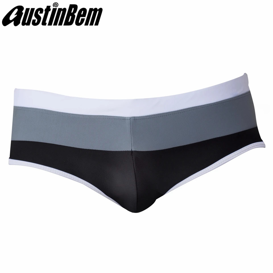 Austinbem, мужские плавки, разноцветные, плавки, купальные костюмы для мужчин, плавки, короткие, Maillot De Bain Homme Zwembroek, боксеры - Цвет: 04