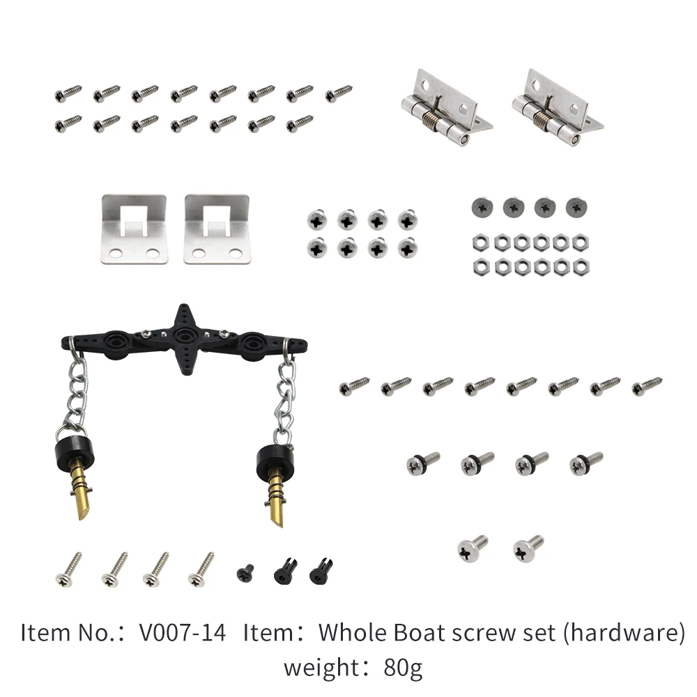 Flytec V007 14 оригинальная часть Полный Винт Набор аксессуары Подходит для RC лодка