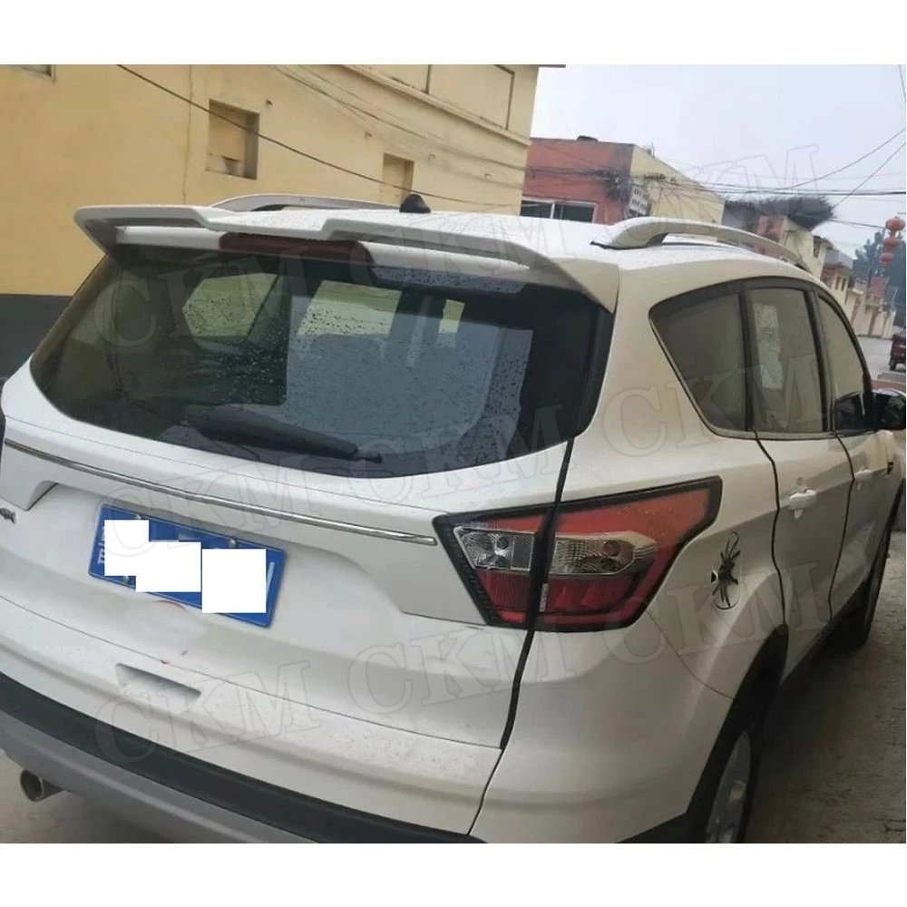 ABS праймер белый черный задний спойлер на крышу крылья окна для Ford Escape Kuga 2013 2017 ST