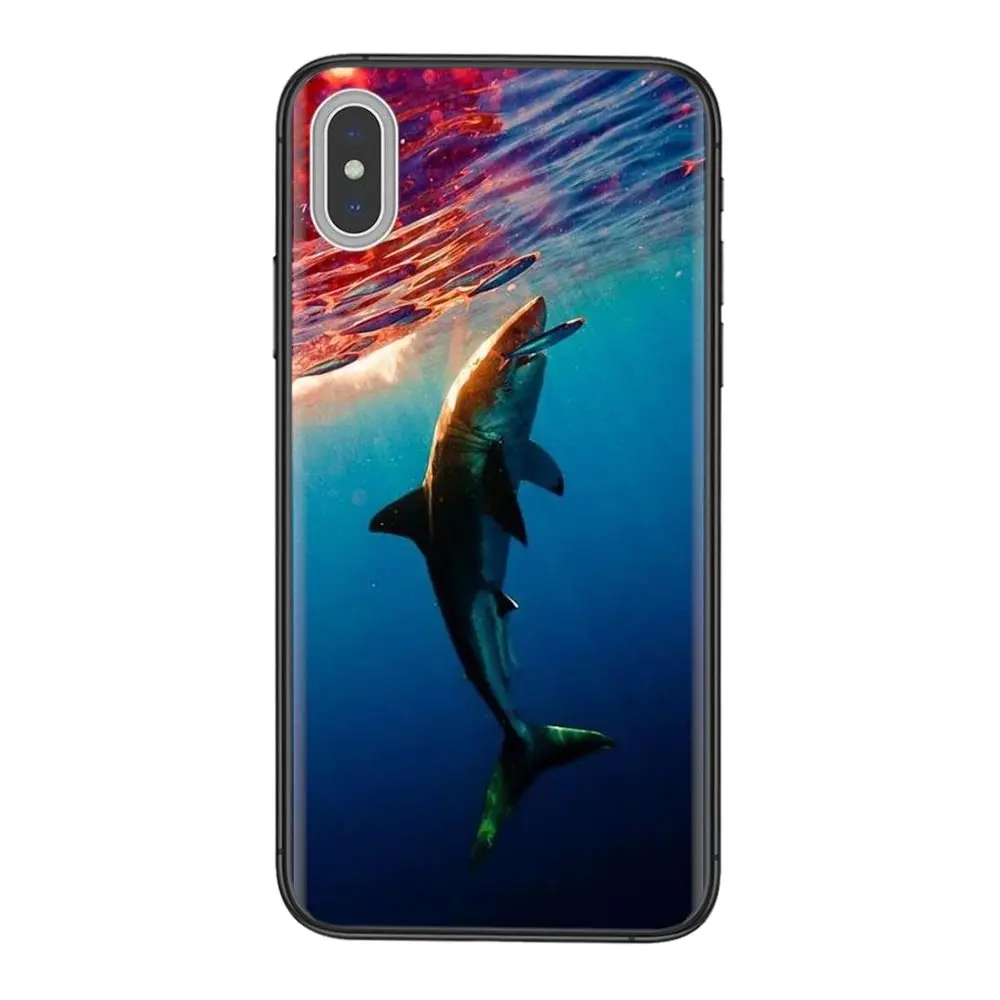 Черный бампер с рисунком Prime Soft Top 10 смертоносные животные челюсти акулы для Samsung