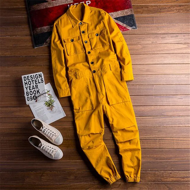 Модный мужской рваный джинсовый комбинезон с курткой из потертого денима