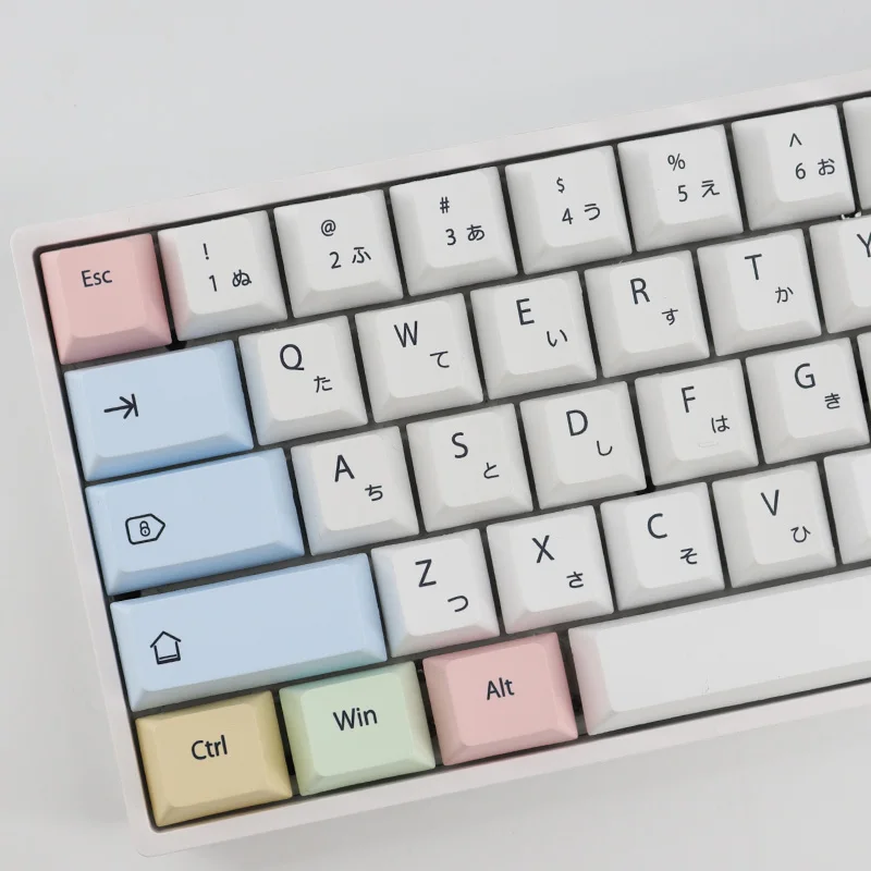 CuXiu PBT Меловые колпачки для клавиш 136 клавиши краситель Sub Набор колпачков