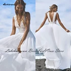 Lakshmigown сексуальное свадебное платье в стиле бохо пляжное летнее 2022 свадебное платье с открытой спиной