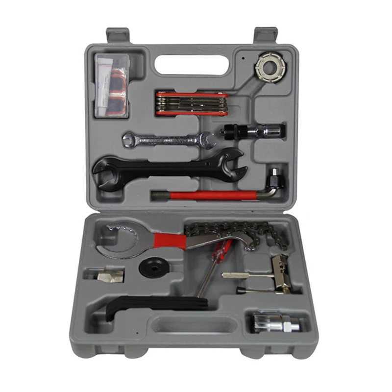 

Mountain Rod Bike Professional Bicycle Repair Tools 25Pcs/ Set Multi-Function Combination Outdoor Tool Bike Repair Kit