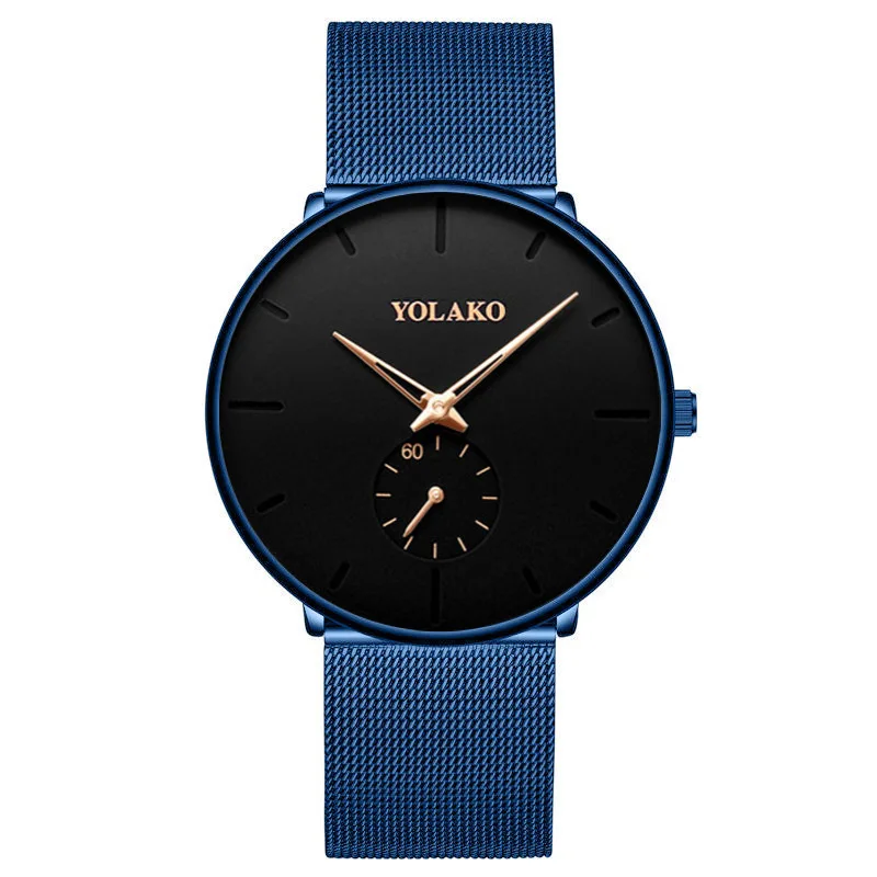 Мужские часы 2020 Модные Кварцевые Золотые бренд Топ класса люкс все стальные